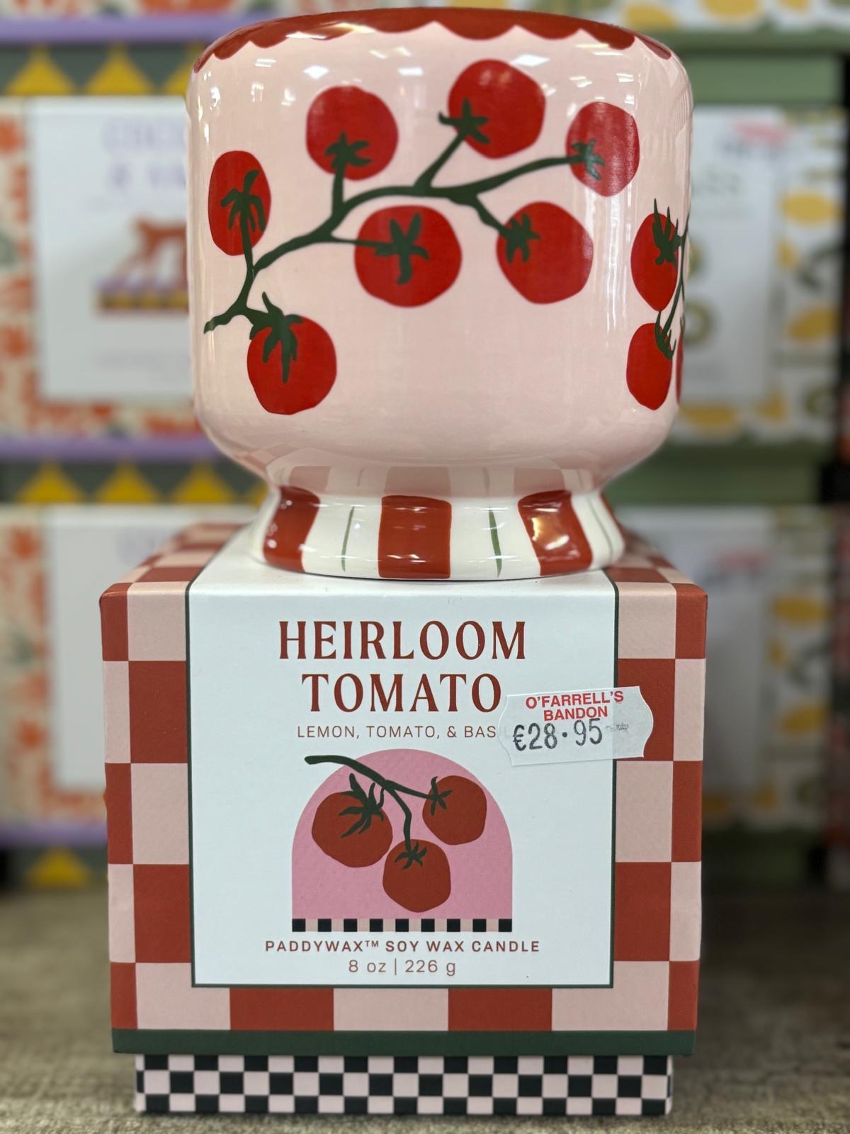 Heirloom Tomato Ceramic Scented Candle