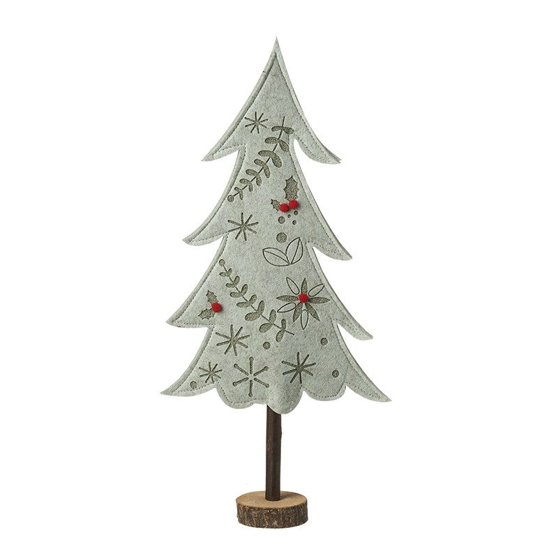 Tall felt Christmas tree