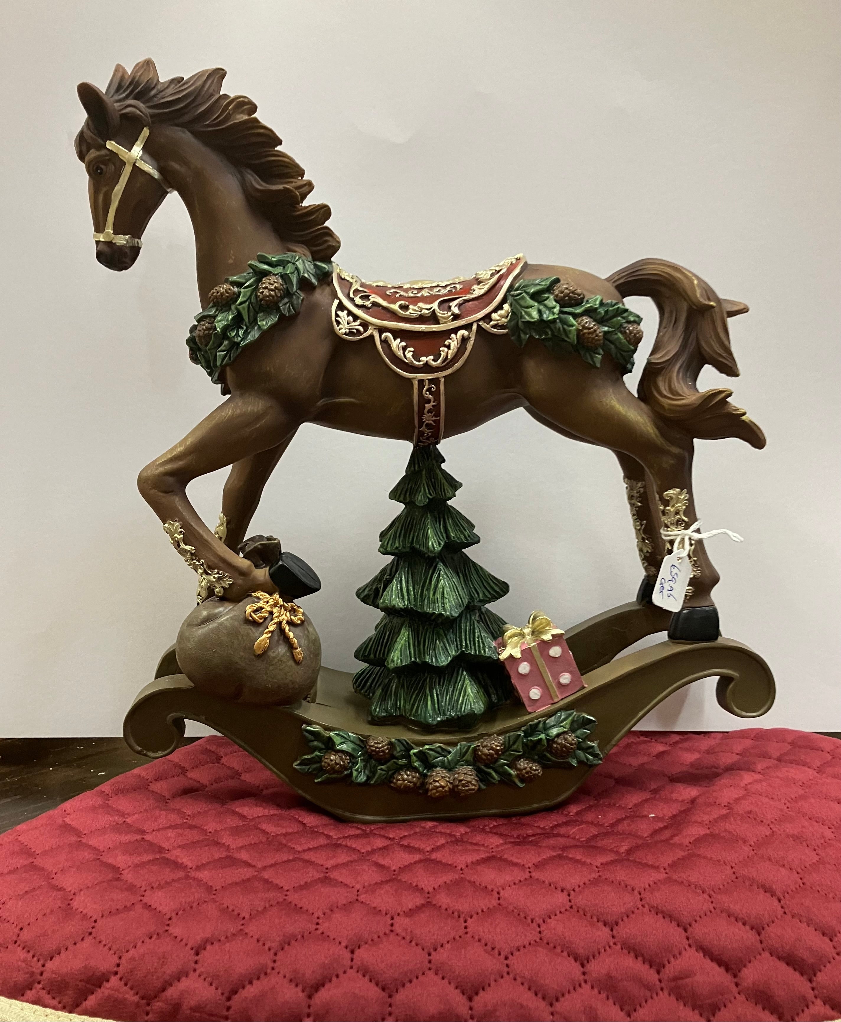 Ornate Resin Rocking Horse