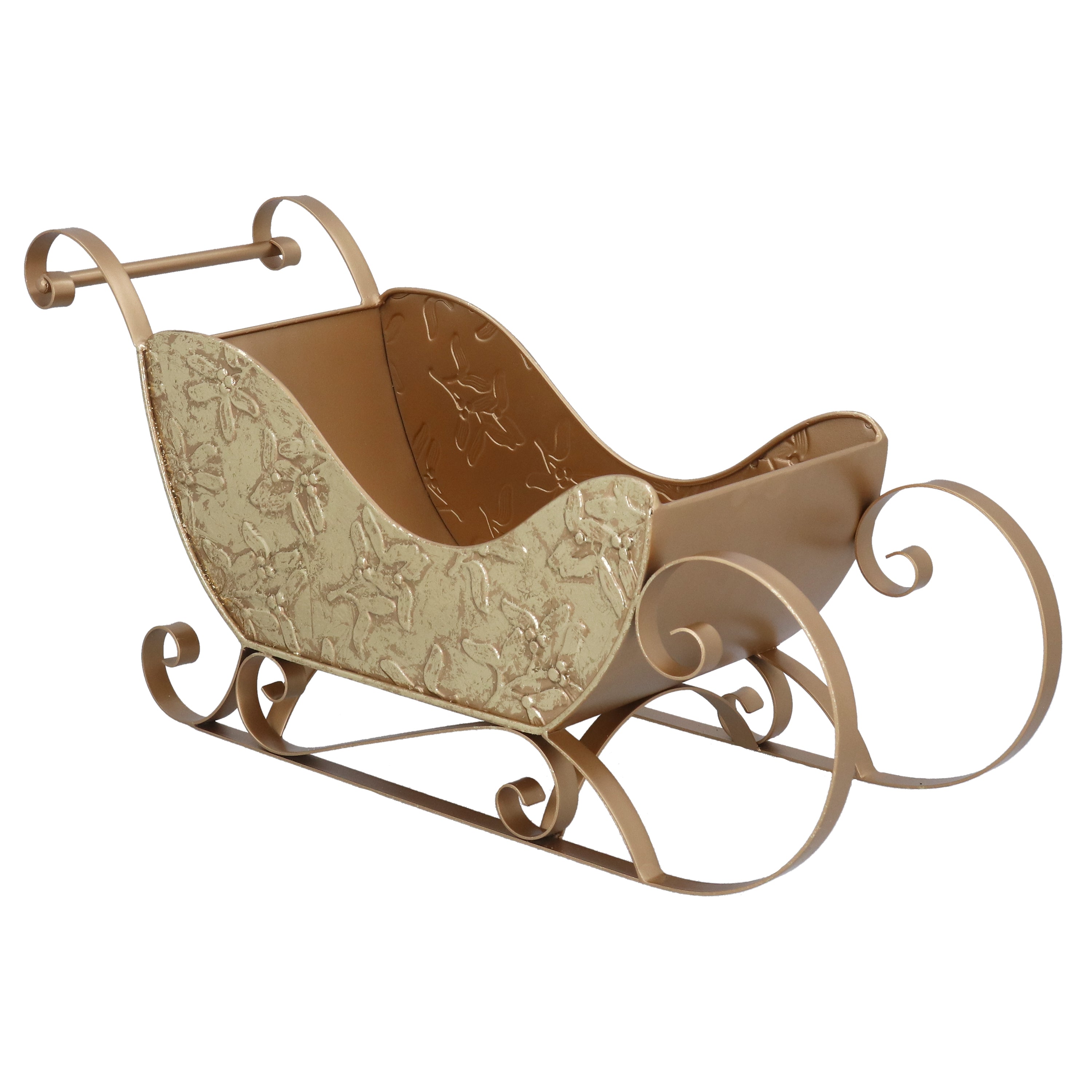 Gold Metal Sleigh