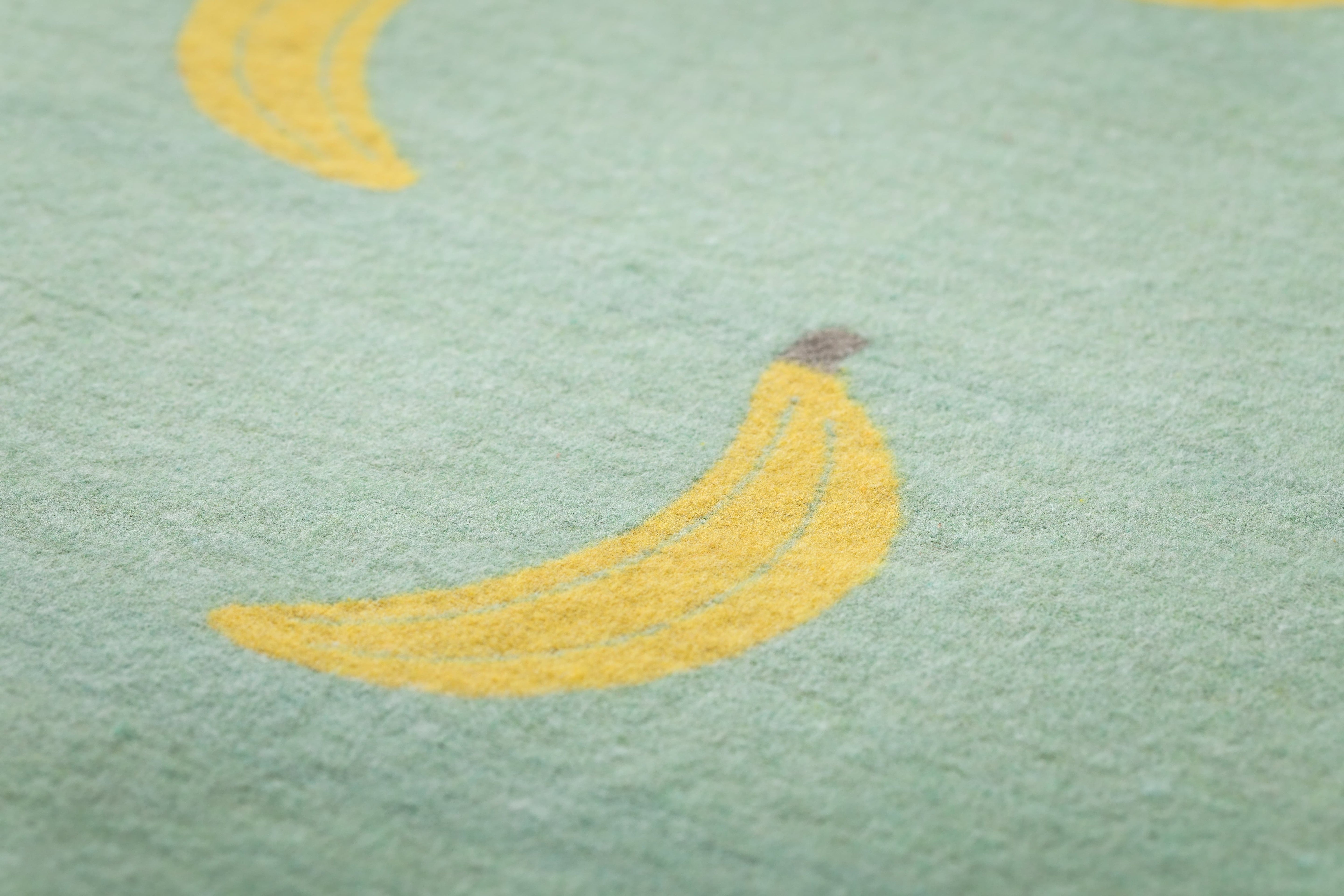 Green Banana Woollen Baby Blanket