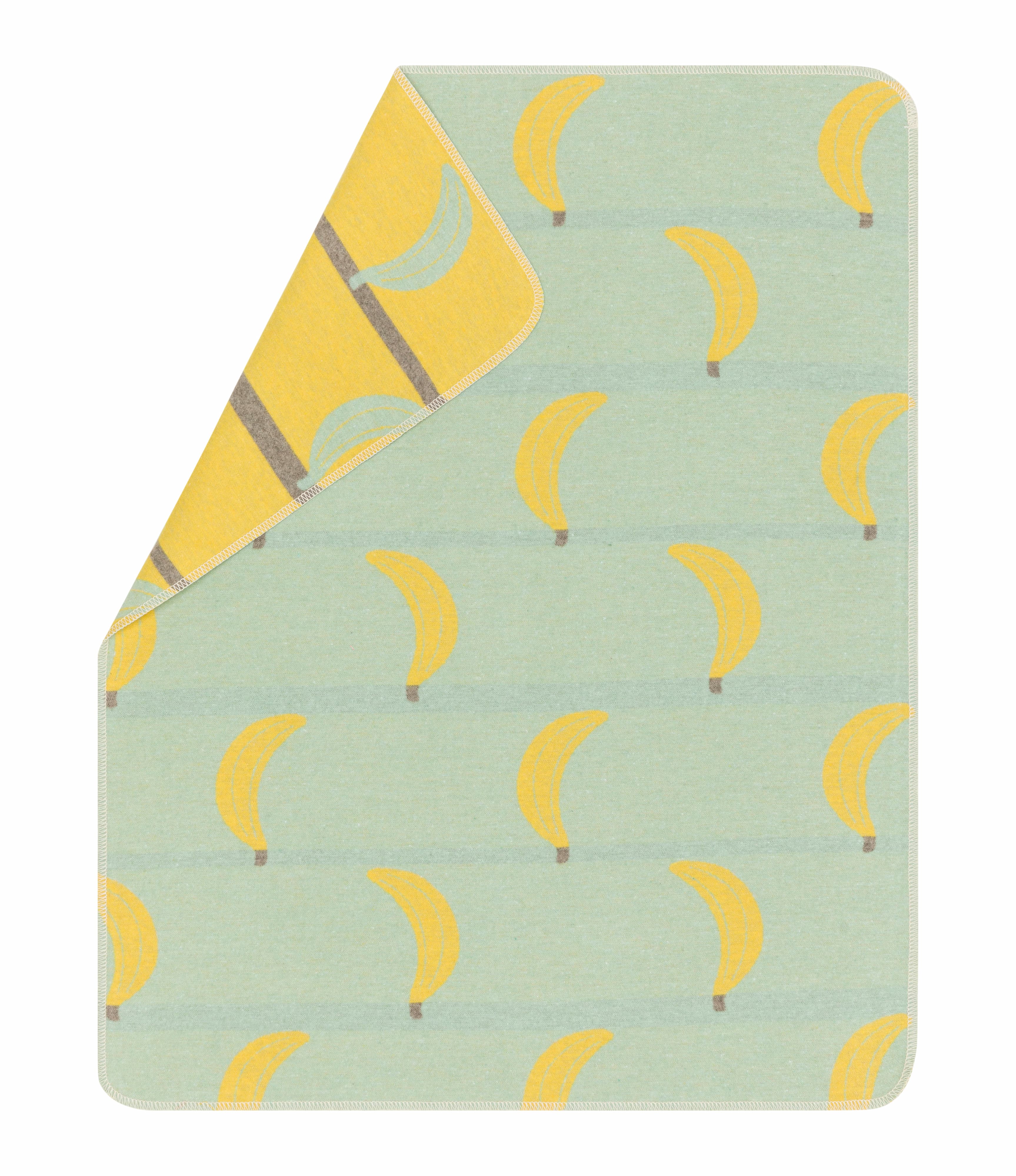 Green Banana Woollen Baby Blanket