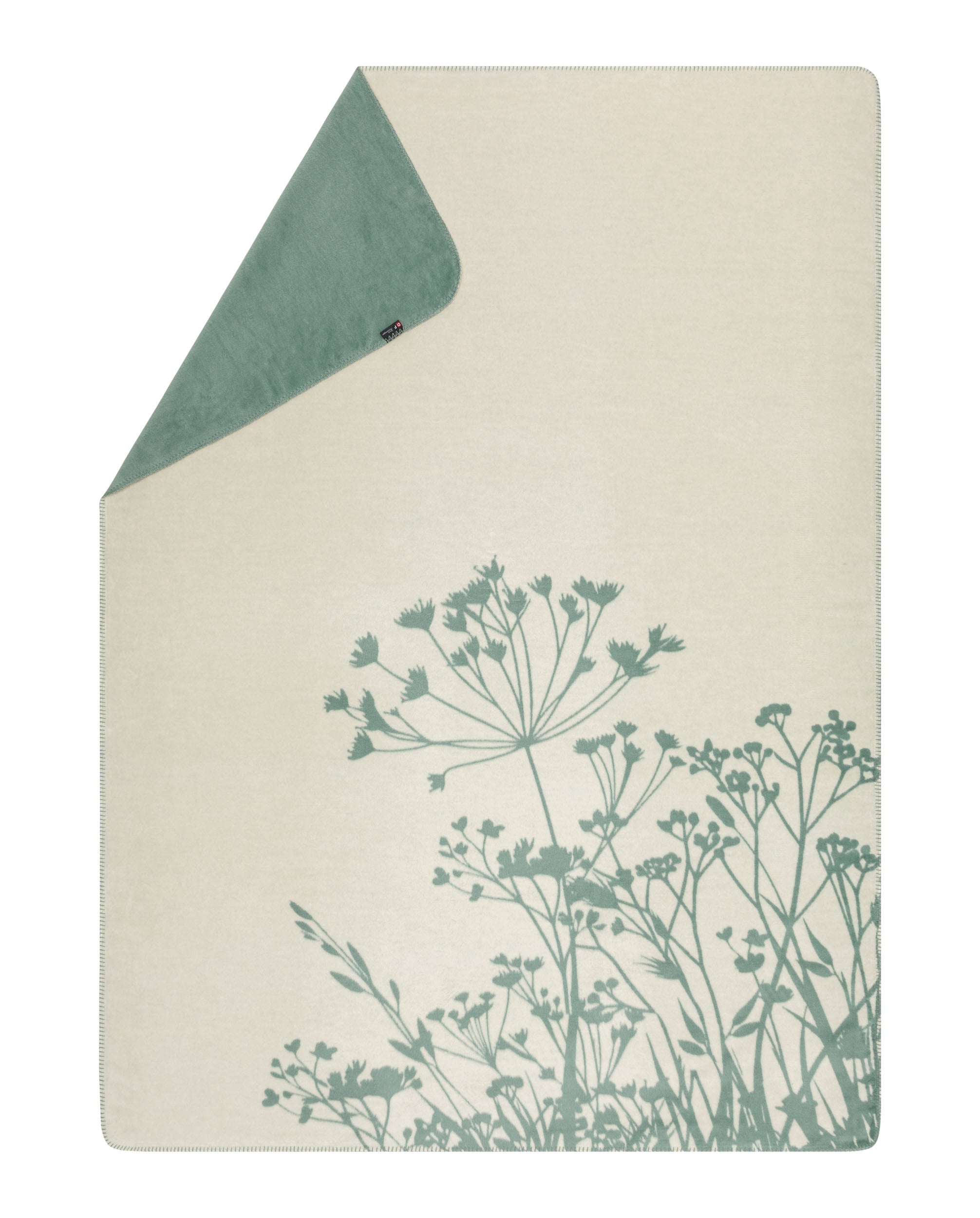 Green and Cream Bamboo Blanket